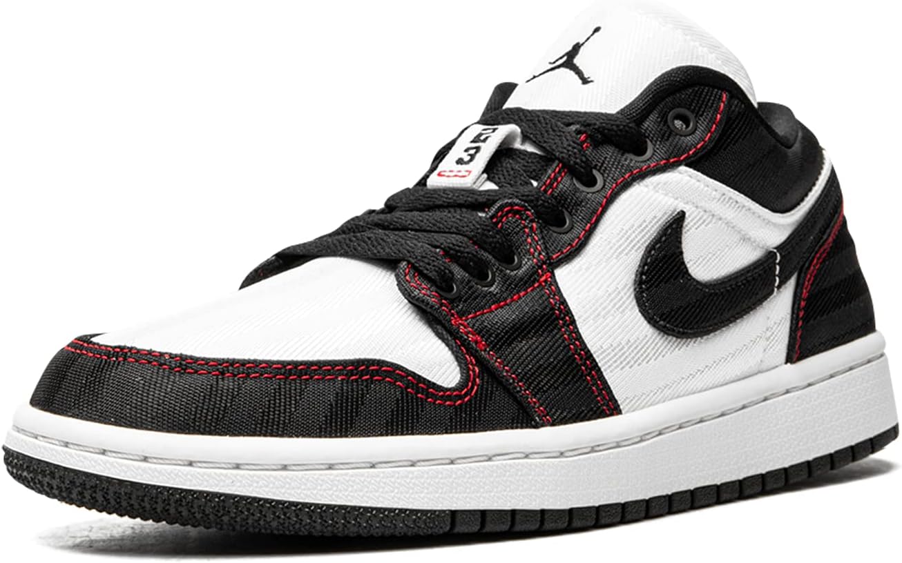 Женские кроссовки Nike WMNS Air Jordan 1 Low, белый/черный/красный — фото 4