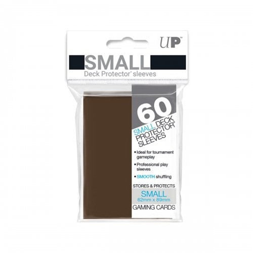 

Чехол для карточек Small Deck Protectors (60Ct) – Brown Ultra Pro