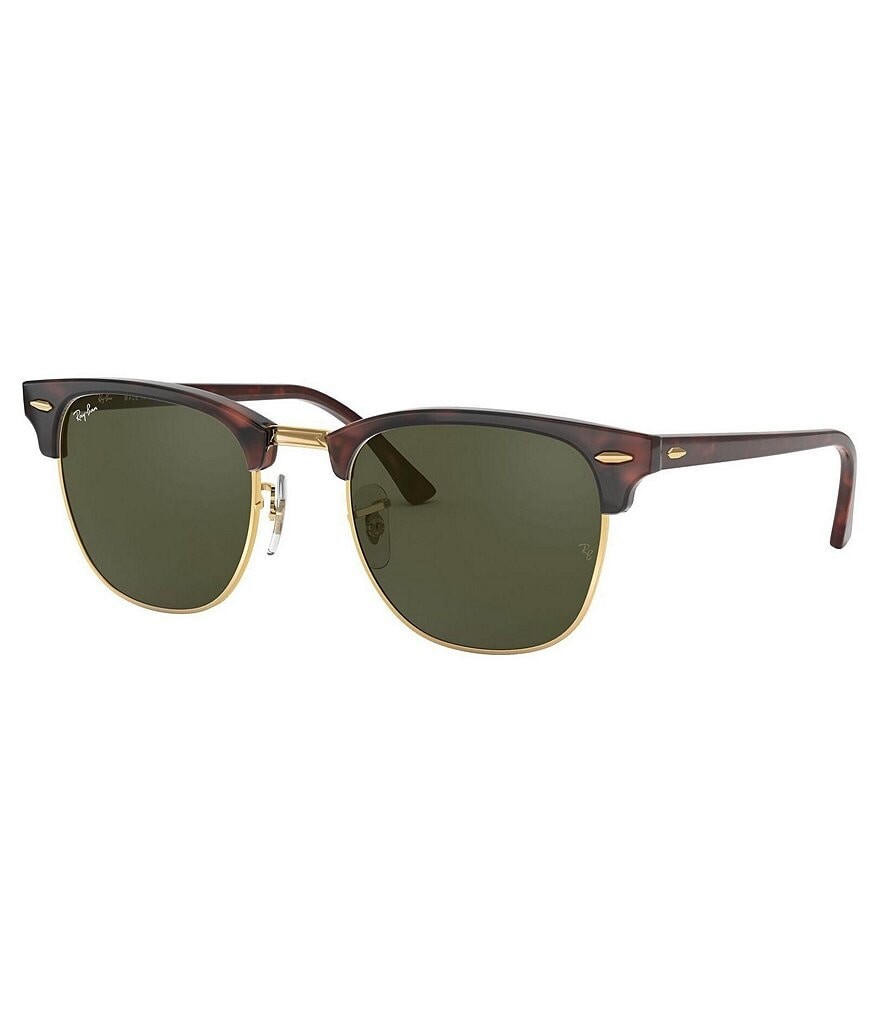 

Классические солнцезащитные очки Ray-Ban Clubmaster, коричневый