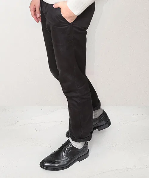 Мужские кожаные туфли Wing Tip GUIONNET коричневые — фото 2