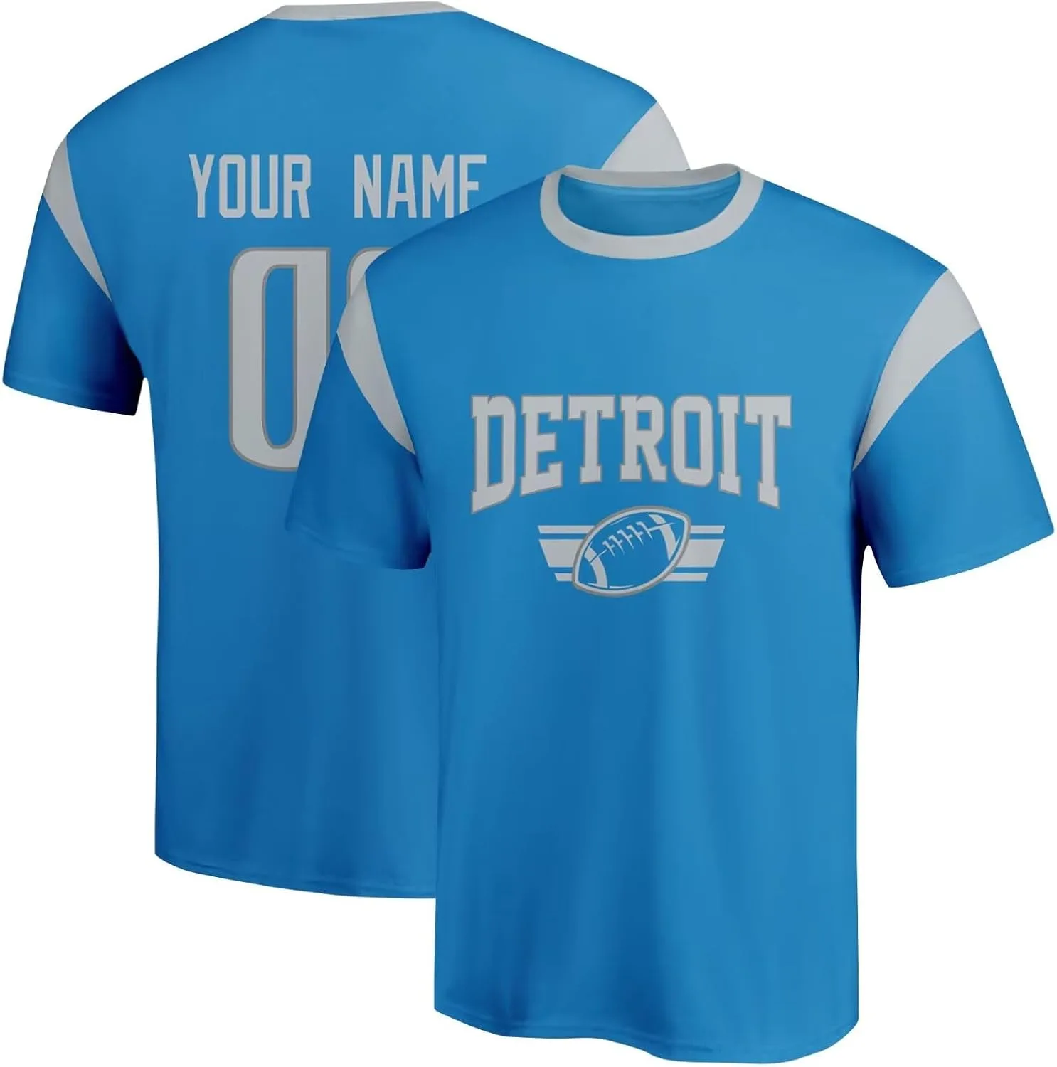 

Футболка с коротким рукавом и именным принтом для мужчин INAOO