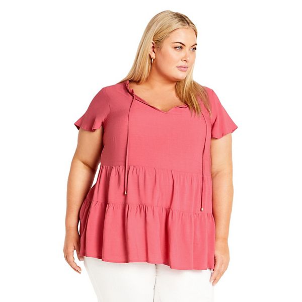 

Женский топ Lani plus size Avenue, Pink