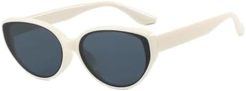 

Солнцезащитные очки для женщин и мужчин, винтажные солнцезащитные очки для женщин, уникальные очки с плоской верхней частью, защита от УФ-излучения UV400 MTZJH, Beige Black