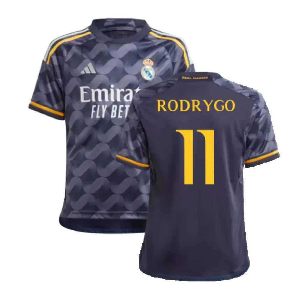 Футбольная форма Real Madrid Rodrygo 2023/24, темно-синий