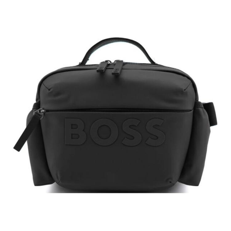 

HUGO BOSS Мужская поясная сумка из полиэстера, черная