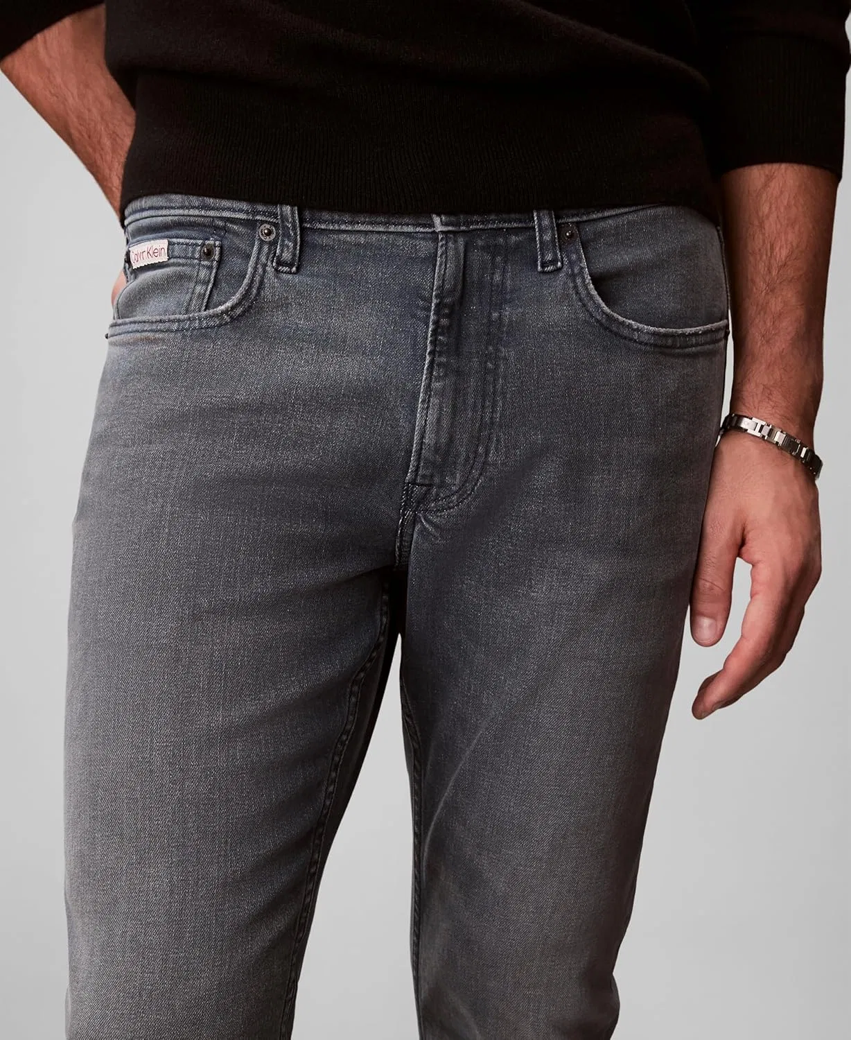 Джинсы Slim Fit Calvin Klein, Blue Ash Stone — фото 3