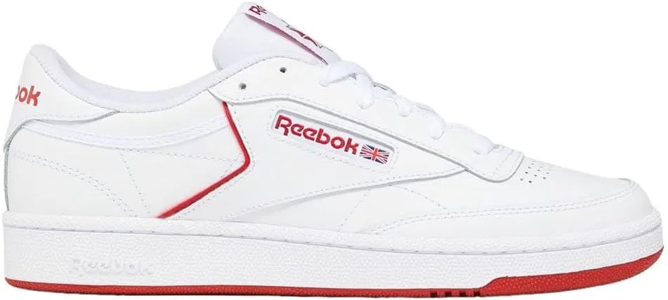 Мужские кроссовки Reebok Club C 85, Ftwwht Ftwwht Flasrd — фото 2
