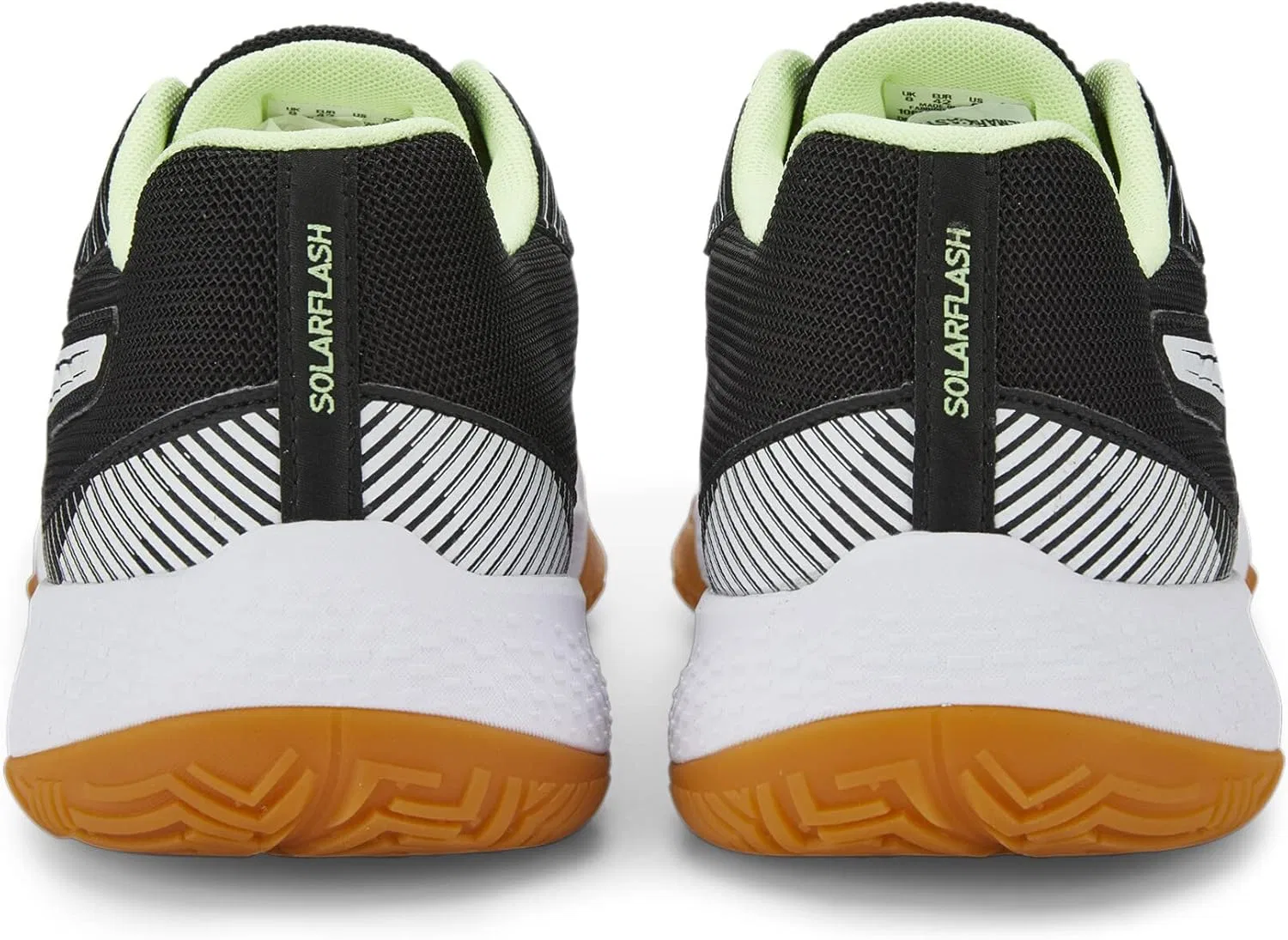 Мужские кроссовки Puma Solarflash II для игр летом, белый/черный — фото 2