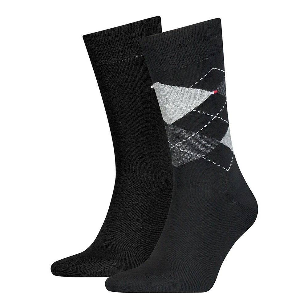 

Носки Toммy Hilfiger Check Classic 2 шт, черный