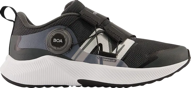 

Кроссовки Dynasoft Reveal v4 BOA Little Kid 'Blacktop Silver', черный