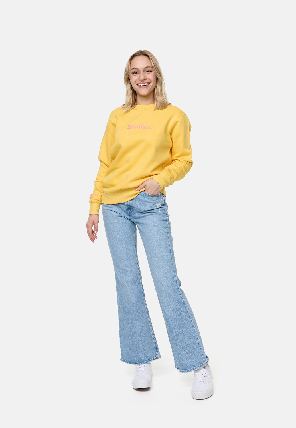 

Толстовка smiler. pullover dude., желтый