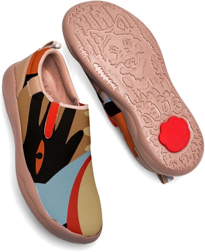 

Мужские слипоны-лоферы Абстрактный арт Росписанные кроссовки Повседневная обувь для отдыха и путешествий Onehorse, Abstract_art 02