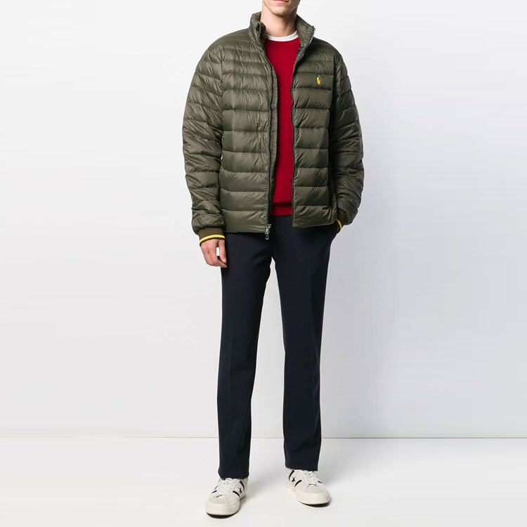 Polo Ralph Lauren Свитер FW21 мужской красный — фото 4