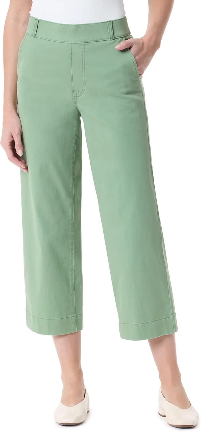 

Gloria Vanderbilt женские брюки Shape Effect Pull on High Rise Wide Leg Crop Standard