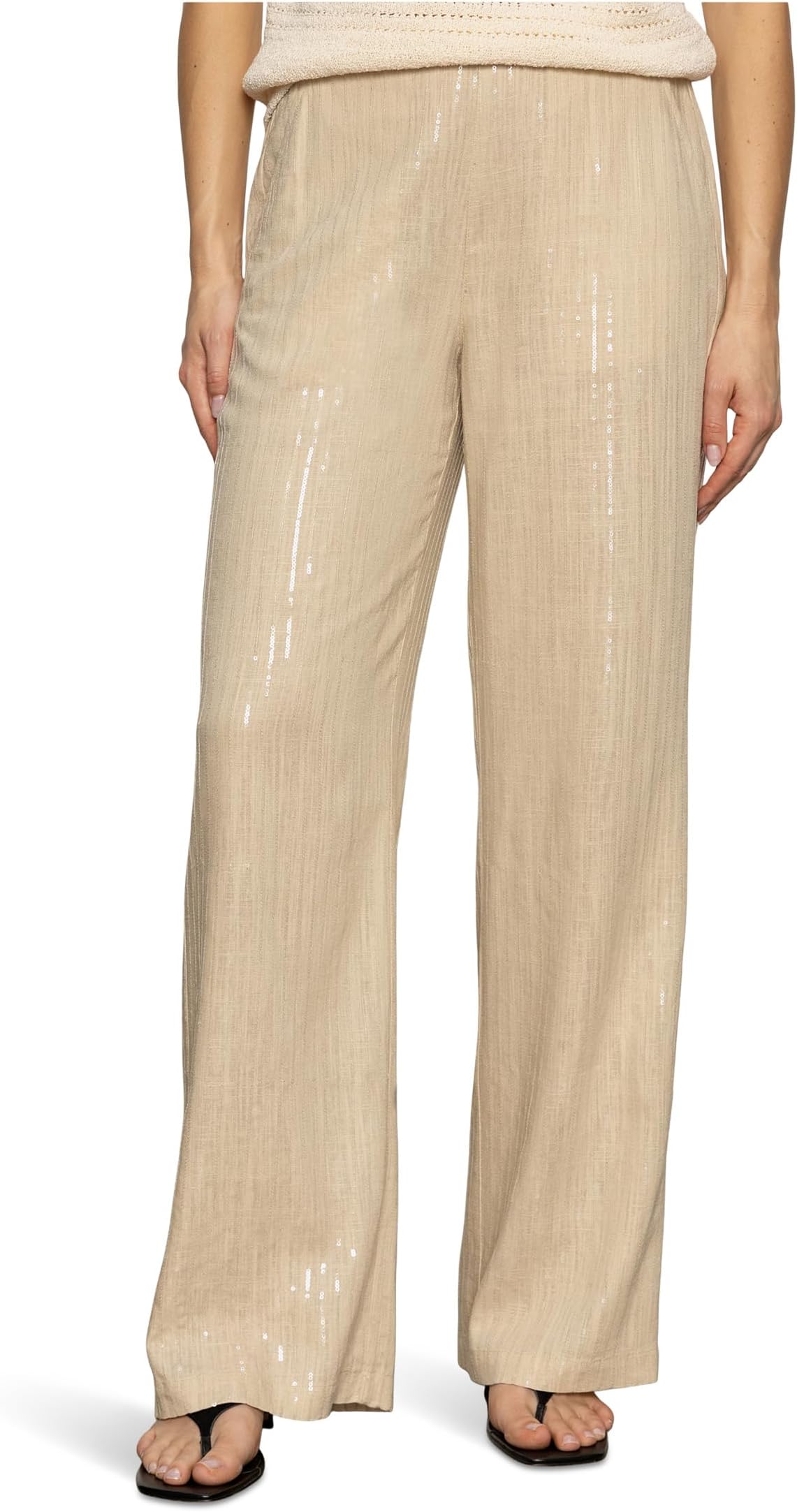

Брюки Sanctuary Coastal Pants, Sand Sequin Stripe
