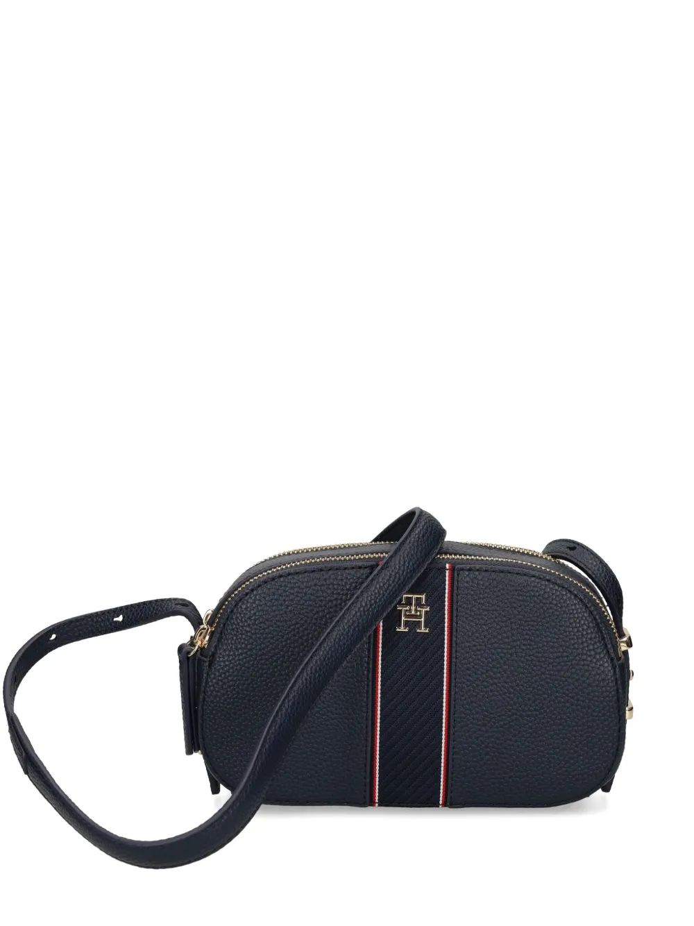 

Фактурная каркасная сумка Tommy Hilfiger, синий
