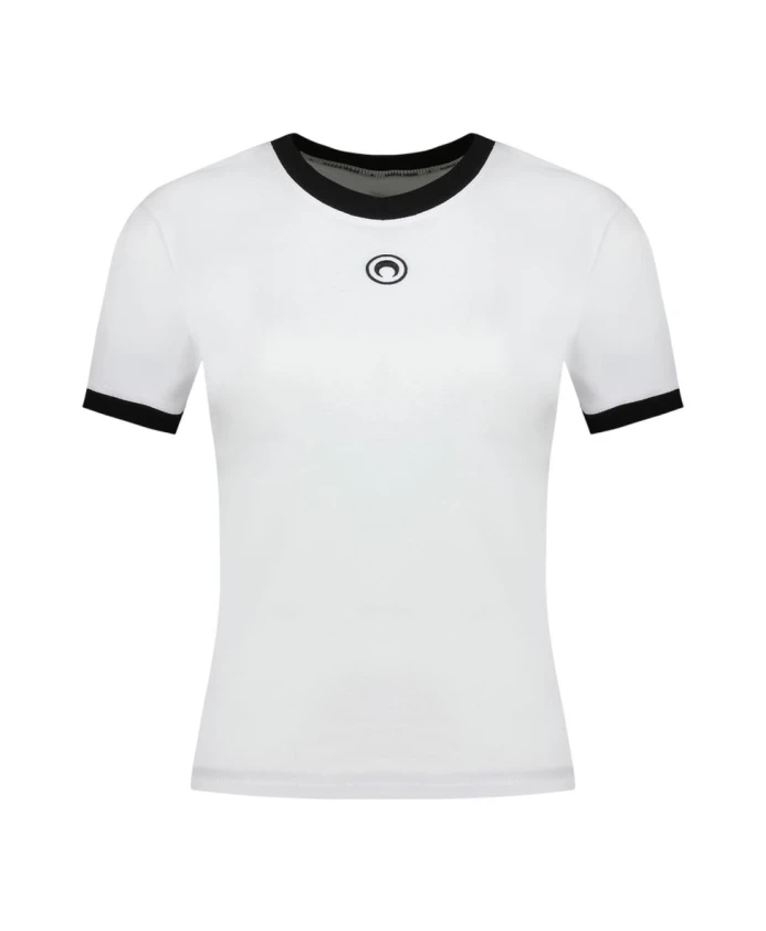 

Детская футболка с логотипом Moon - хлопок Marine Serre, белый