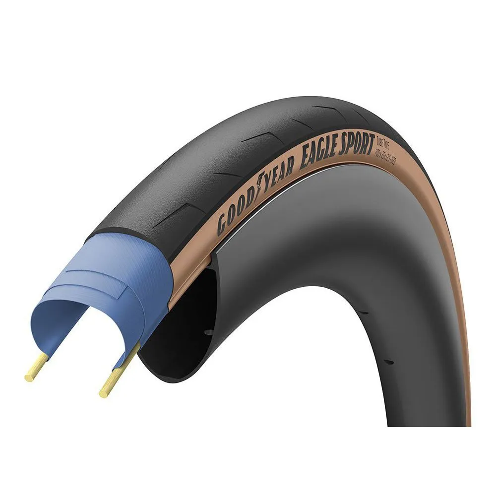 

Дорожная шина Goodyear Eagle Sport 700 x 30 road tyre, золотой