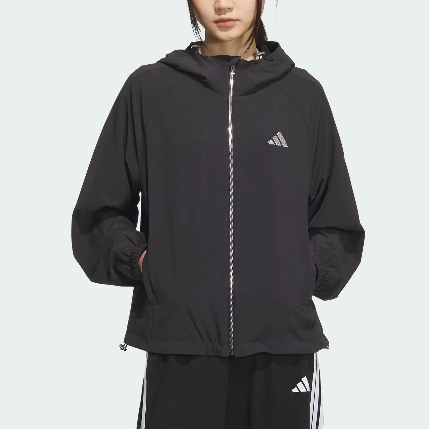 Adidas Женская курска на каждый день, Black — фото 2