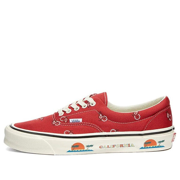 

Кроссовки og era lx 'paisley - pompeian red' Vans, красный
