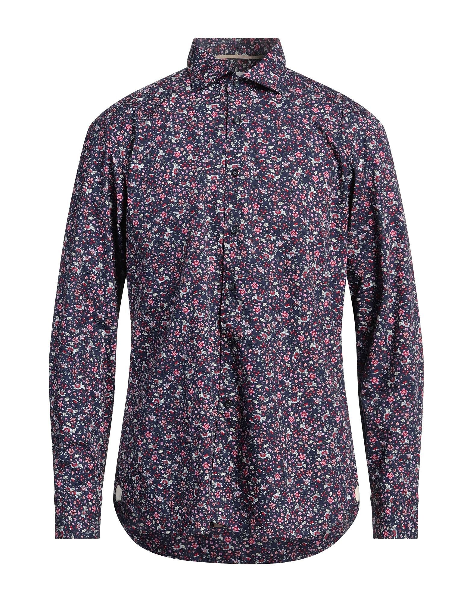 

Рубашка Tintoria Mattei 954, темно-синий