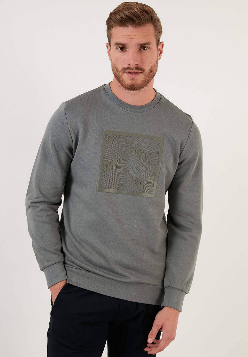 

Толстовка REGULAR FIT Buratti, серый