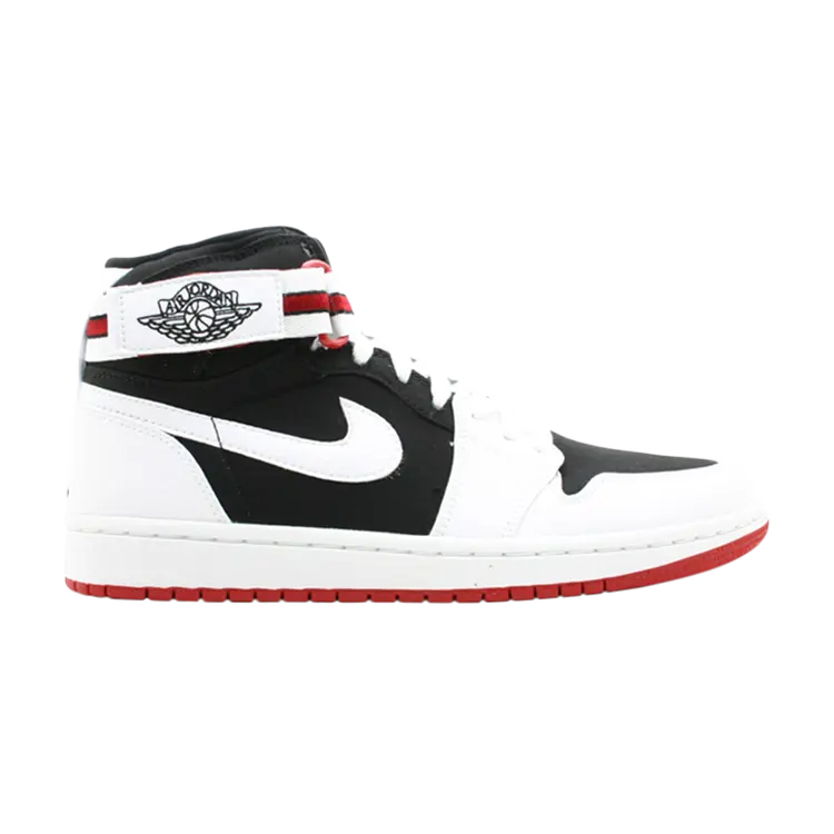 

Кроссовки Air Jordan 1 High Strap 'White Black Varsity Red', белый, Белый;черный, Кроссовки Air Jordan 1 High Strap 'White Black Varsity Red', белый