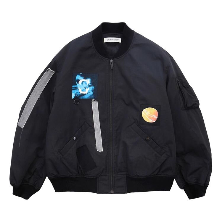 

Куртка Undercover Patch Bomber Jacket 'Black', черный