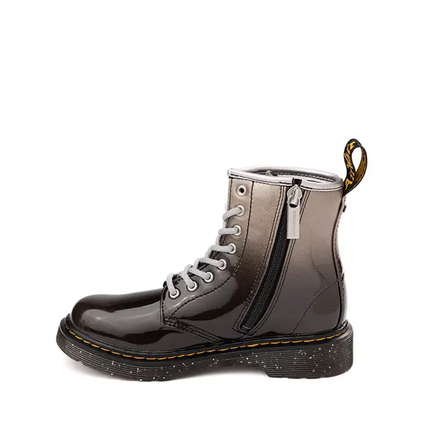 

Ботинки Dr. Martens 1460 8-Eye Patent Boot, цвет Black/Silver Gradient