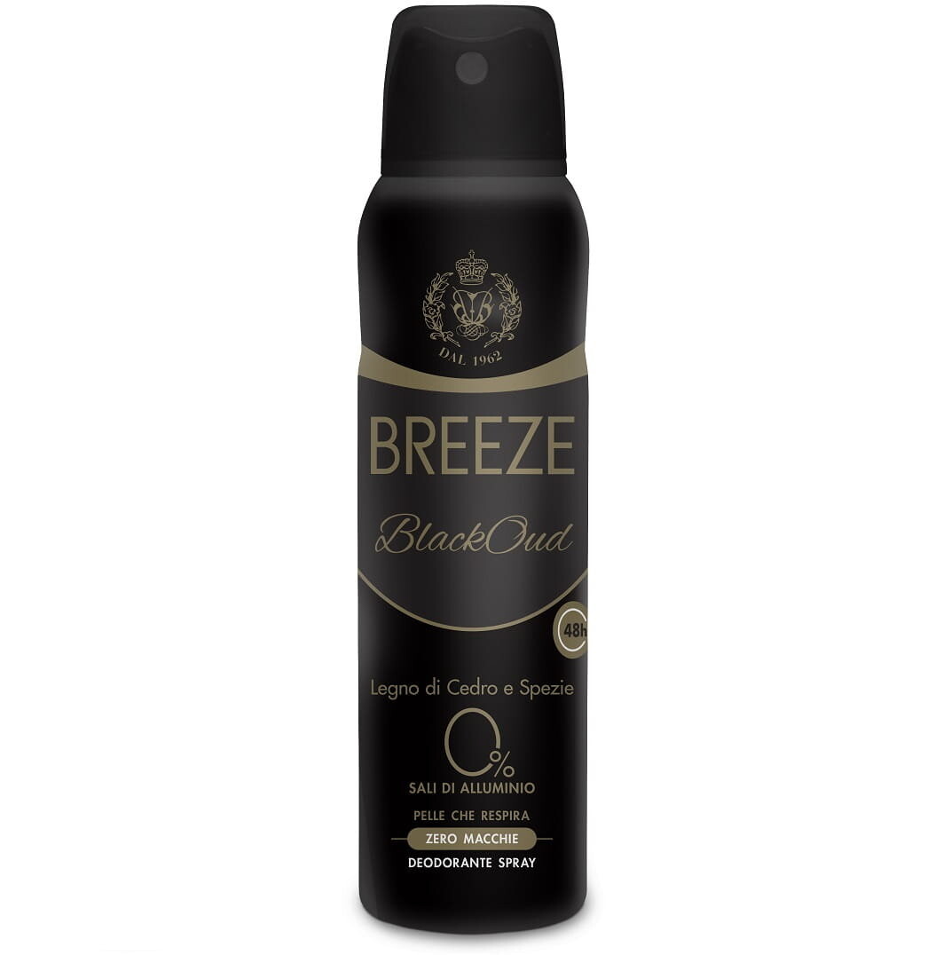 

Breeze, Black Oud, дезодорант, кедр и специи, 150 мл