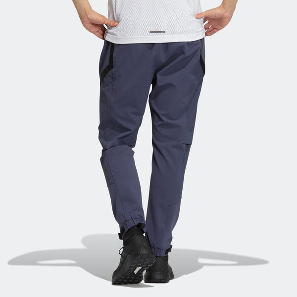 Спортивные штаны Men's adidas Terrex Voyg Pants Solid Color Embroidered Logo Sun Protection Sports Pants/Trousers/Joggers Blue, синий — фото 3