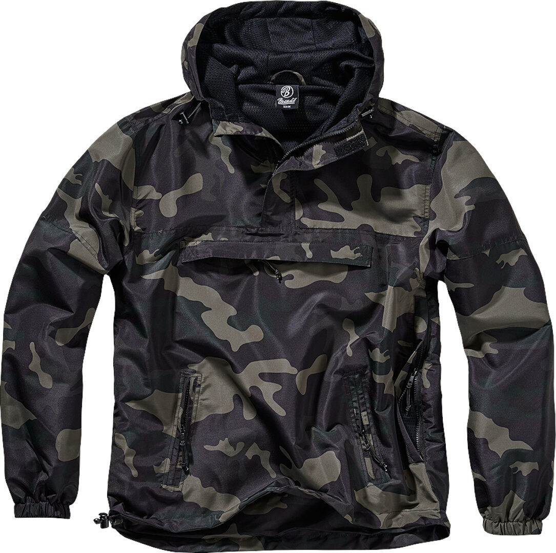 

Куртка Brandit Summer Windbreaker Hoodie, темный кмуфляж