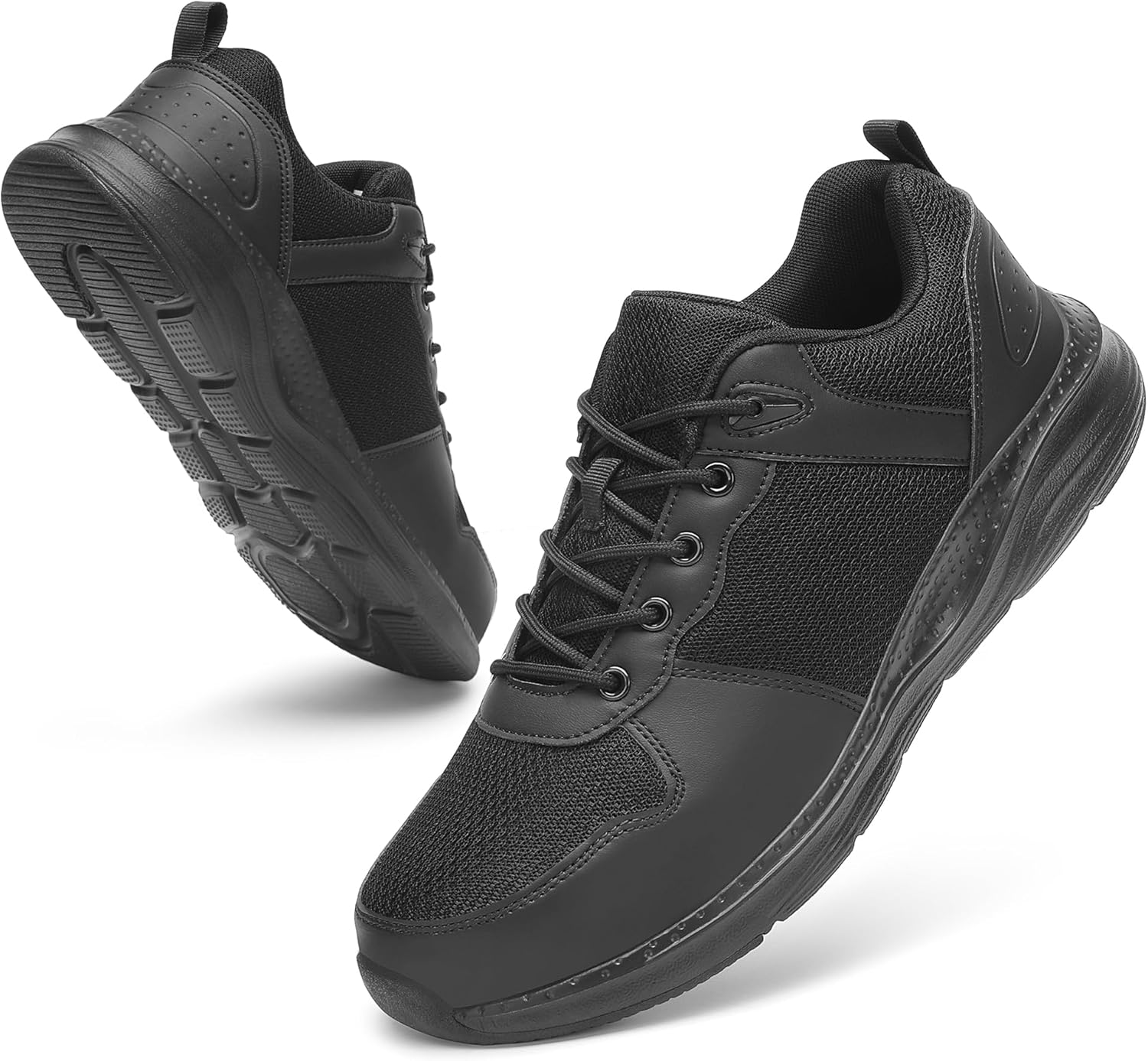 

Ботинки Vykros с стальным носком для мужчин и женщин, противоскользящие, удобные, легкие, безопасные кроссовки, пробоcоустойчивые, неразрушимые для промышленности, строительства и складов, черный