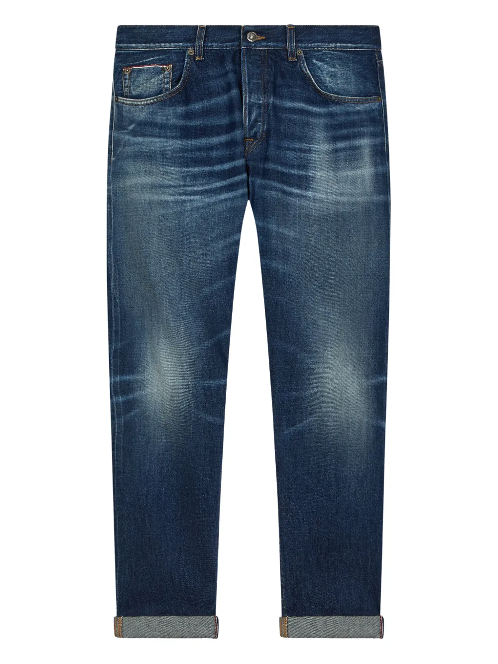 

Брюки с нашивкой-логотипом Dondup, синий