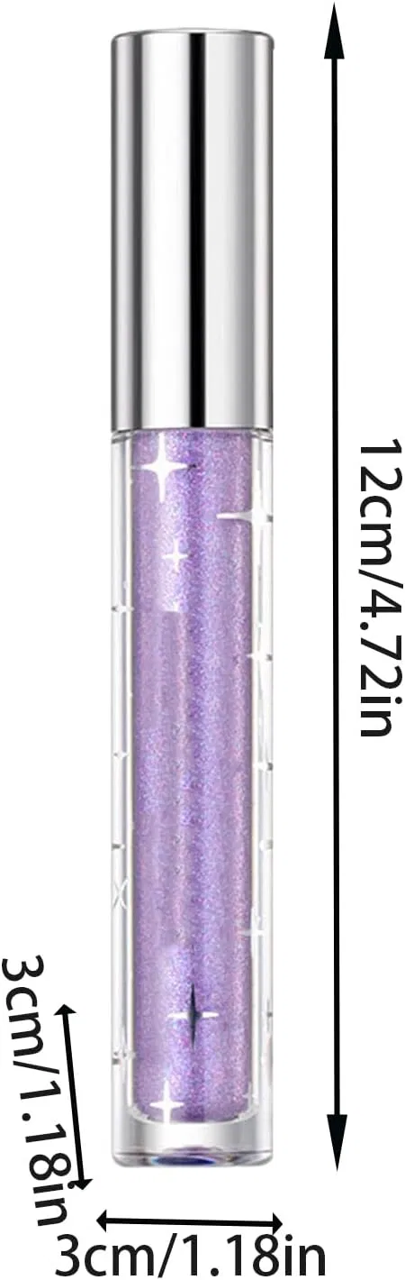 Блестящая тушь для ресниц Glitter, No brand, 5 г, цвет 3# — фото 4
