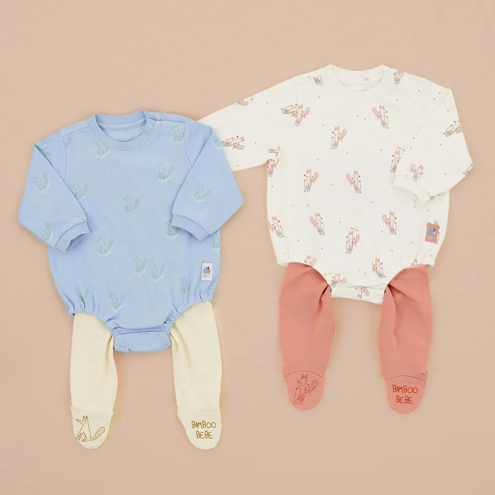 Детский комплект боди и леггинсов Little Fox от Bamboobebe