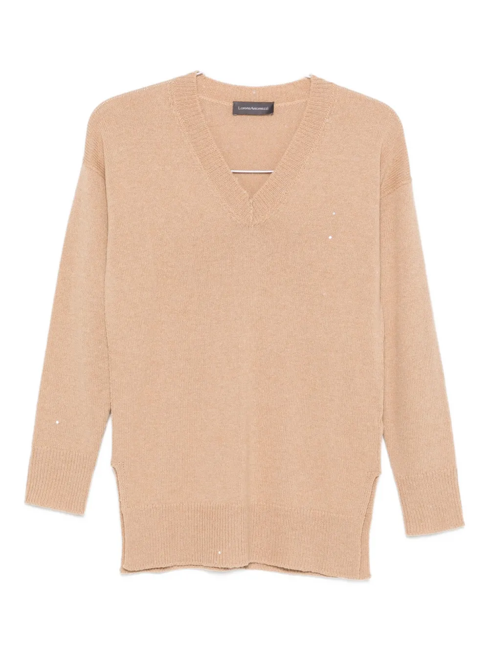 

Свитер с V-образным вырезом Lorena Antoniazzi, нейтральный