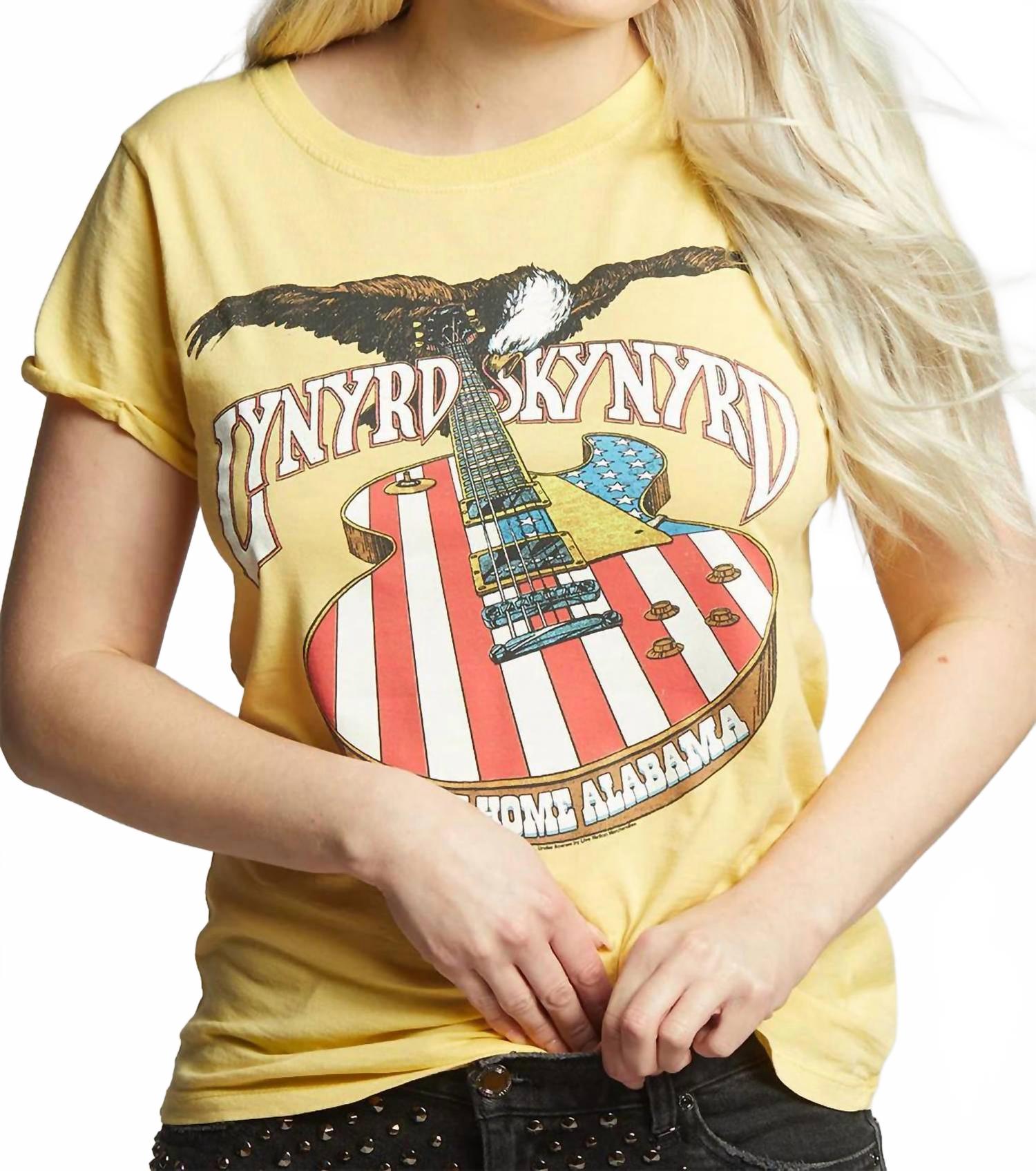 

Футболка Lynyrd Skynyrd желтого цвета Recycled Karma, желтый