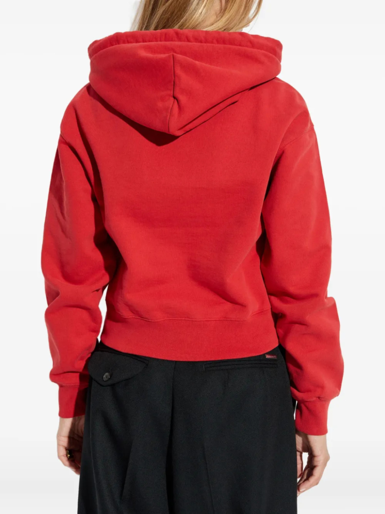 Толстовка с капюшоном и нашивкой-логотипом Jacquemus, красный — фото 4