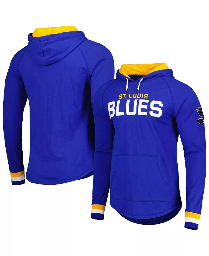 

Мужская худи с длинным рукавом St. Louis Blues Legendary Slub в синем цвете Mitchell & Ness