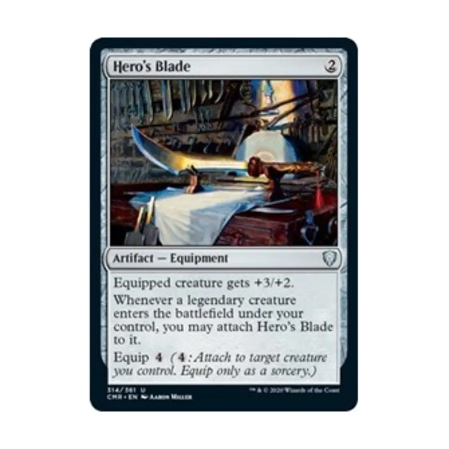 

CCG Клинок Героя (314) (U), MTG - Commander Legends