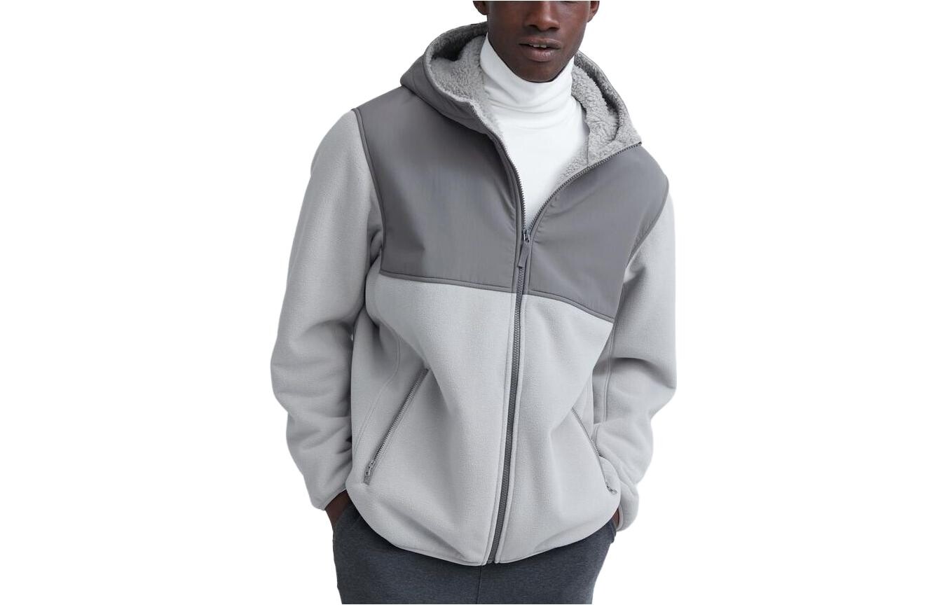 

Толстовка унисекс светло-серая - 02 Uniqlo, серый