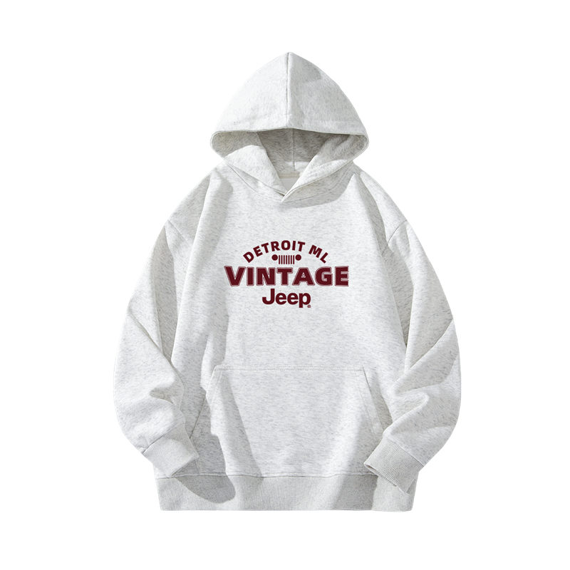 

Толстовка Толстовка Подростки Jeep, Heather Gray Fleece-Lined