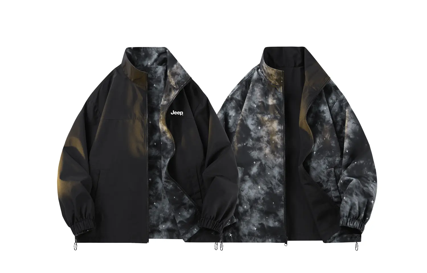 

Куртка унисекс Jeep, цвет Tie-dye Black