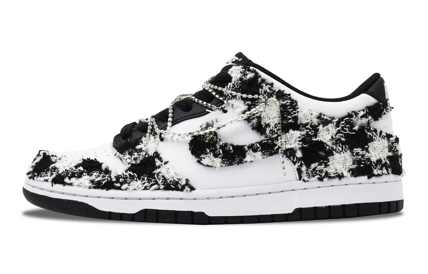 

Кроссовки Nike Dunk Skateboard Shoes Women's Low-Top Black White, Черный, Кроссовки Nike Dunk Skateboard Shoes Women's Low-Top Black White