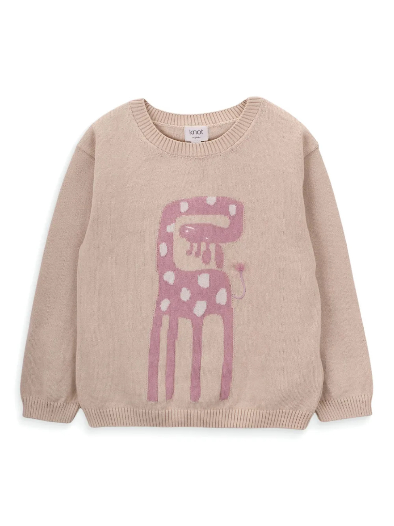 

Knot джемпер Giraffe, нейтральный
