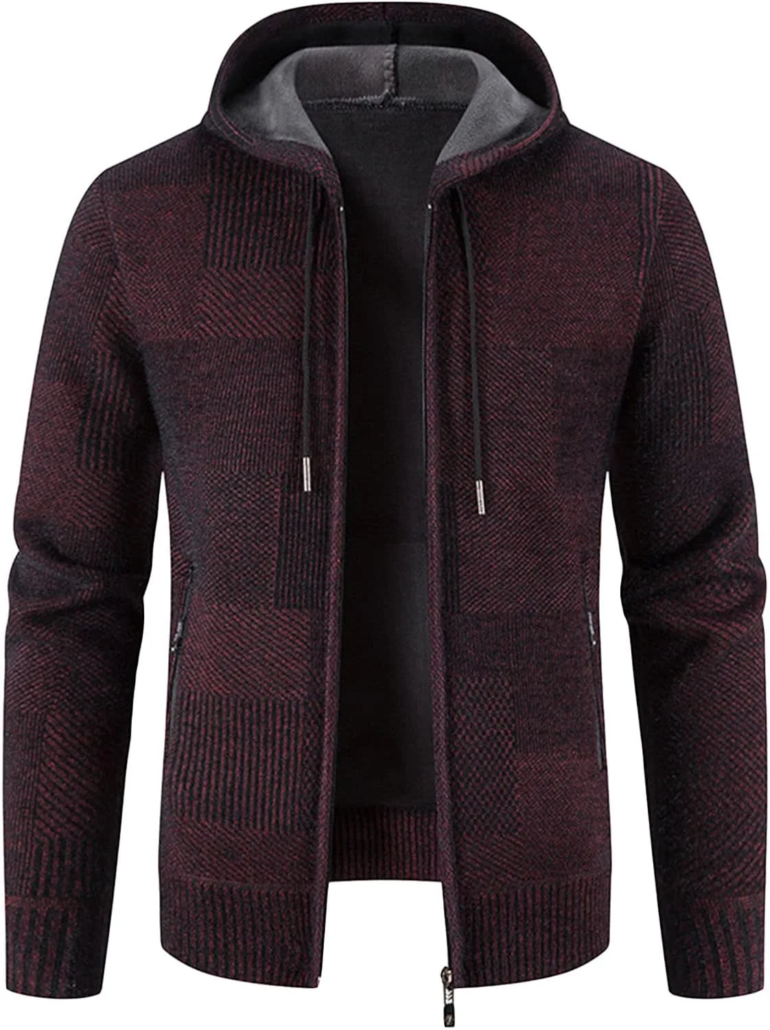 

Мужской худи-кардиган с шерпа SWJGLITTR