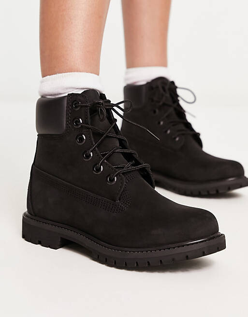 Ботинки кожаные Timberland Premium 6 Inch, черный