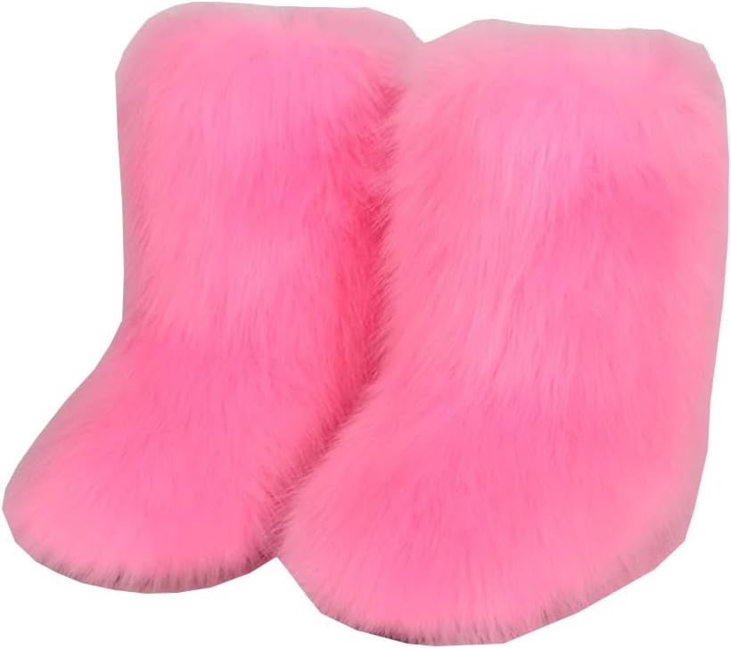 

Детские зимние сапожки с искусственным мехом, теплые и пушистые Auhoho, Color 25