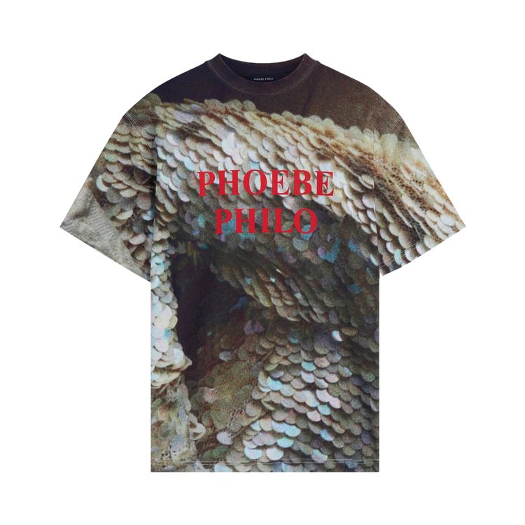 

Футболка Phoebe Philo Zine T-Shirt 'Sequins', кремовый